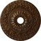 Ekena Millwork Vaduz Ceiling Medallion (Canopies up to 3 1/2"), 23 1/2"OD x 3 1/2"ID x 2 1/8"P, Root Beer Crackle CM23VARBC - alternate 1